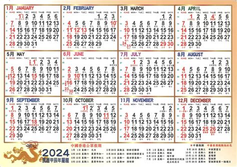 2024 係咩年|2024年中國農曆,黃道吉日,嫁娶擇日,農民曆,節氣,節日